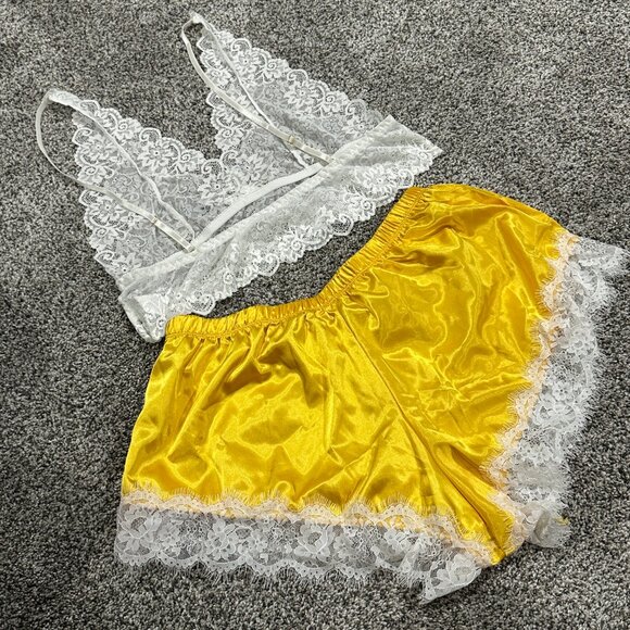 New without tags! Sexy Satin Lace Lingerie Pajama Sleep Set - Size 2XL XXL - Picture 5 of 8